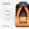 blumfeldt Robot Tondeuse Intelligente avec Batterie Lithium-ION Jusqu'à 3h, Surface De Tonte 1400 m², Robot Tondeuse, avec Câble Périphérique, Fonctionnement Silencieux – Image 2