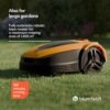 blumfeldt Robot Tondeuse Intelligente avec Batterie Lithium-ION Jusqu'à 3h, Surface De Tonte 1400 m², Robot Tondeuse, avec Câble Périphérique, Fonctionnement Silencieux – Image 3