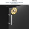 CHiQ congélateur armoire FSD166NE4E 166L noir Acier inoxydable, portes réversibles, 42 db, 12 ans de garantie sur le compresseur – Image 7