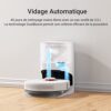 dreame D10 Plus Robot Aspirateur Laveur avec vidange Automatique poussière, Navigation LiDAR Détection Obstacles, Aspiration 4000Pa Tapis et Poils d'animaux, Batterie 170 Min,... – Image 2