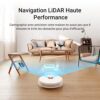 dreame D10 Plus Robot Aspirateur Laveur avec vidange Automatique poussière, Navigation LiDAR Détection Obstacles, Aspiration 4000Pa Tapis et Poils d'animaux, Batterie 170 Min,... – Image 3