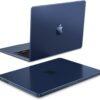 FINTIE Coque Compatible avec MacBook Air 13.6 Pouces M3/M2 2022-2024, A3113/A2681-[Couleur Correspondante au MacBook] Coque Ultra-Fine Anti-Empreinte Digitale et Anti-Rayures,...