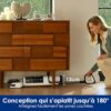 Tineco Floor One Stretch S6 Aspirateur Eau et Poussière Laveur de Sols, Conception Plate à 180°, Hauteur compacte de 13 cm, Auto-Nettoyage Flashdry à 70℃ en 5 Min, Nettoyage des... – Image 2