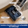 Tineco Floor One Stretch S6 Aspirateur Eau et Poussière Laveur de Sols, Conception Plate à 180°, Hauteur compacte de 13 cm, Auto-Nettoyage Flashdry à 70℃ en 5 Min, Nettoyage des... – Image 5
