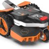 WORX - LANDROID Vision - 600 m² - WR206E.1 - Robot Tondeuse connecté sans Fil périphérique (Evitement d'obstacles, Tond près des Bords, Multizone, Contrôlable Via APP, Tond sous...