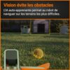 WORX - LANDROID Vision - 600 m² - WR206E.1 - Robot Tondeuse connecté sans Fil périphérique (Evitement d'obstacles, Tond près des Bords, Multizone, Contrôlable Via APP, Tond sous... – Image 5